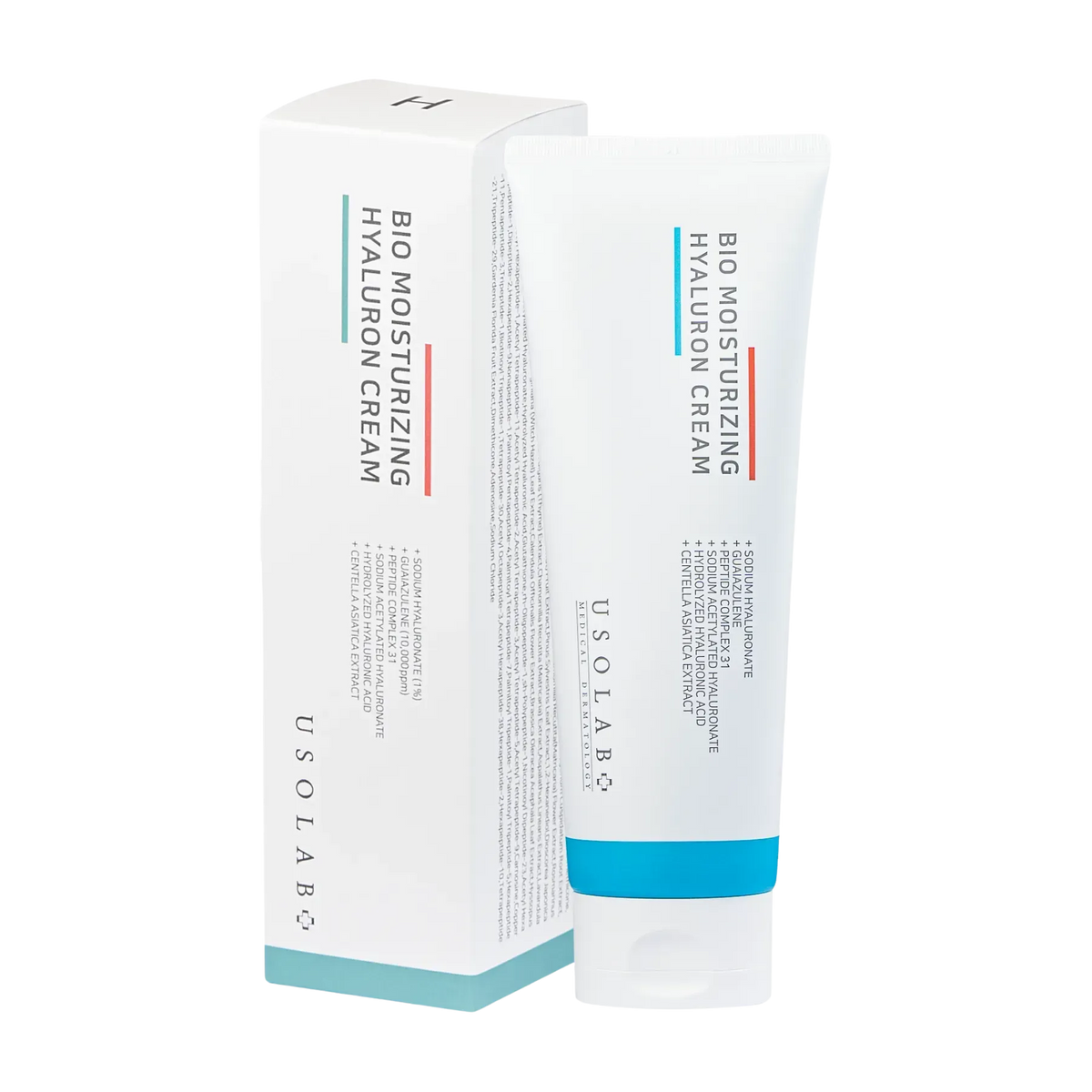 Купити Зволожувальний крем для обличчя з ефектом ліфтингу USOLAB Bio Moisturizing Hyaluron Cream, 100 мл USOLAB