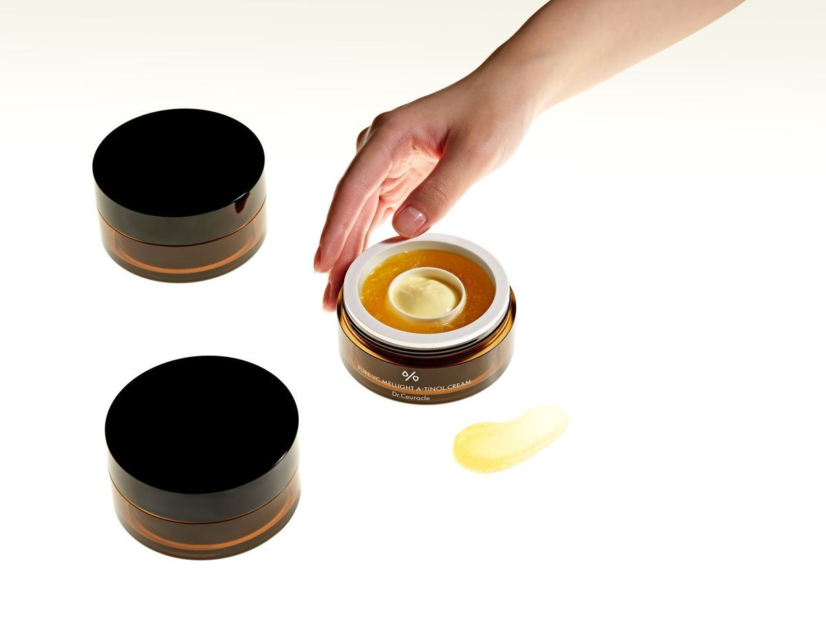 Подвійний крем з вітаміном С, ретинолом і керамідами Dr.Ceuracle Pure Vc Mellight A-Tinol Cream, 70g MC - 021107 фото