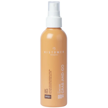 Сонцезахисне молочко-спрей для обличчя і тіла Histomer Viby Milk SPF 50+, 190ml MC - 021503 фото