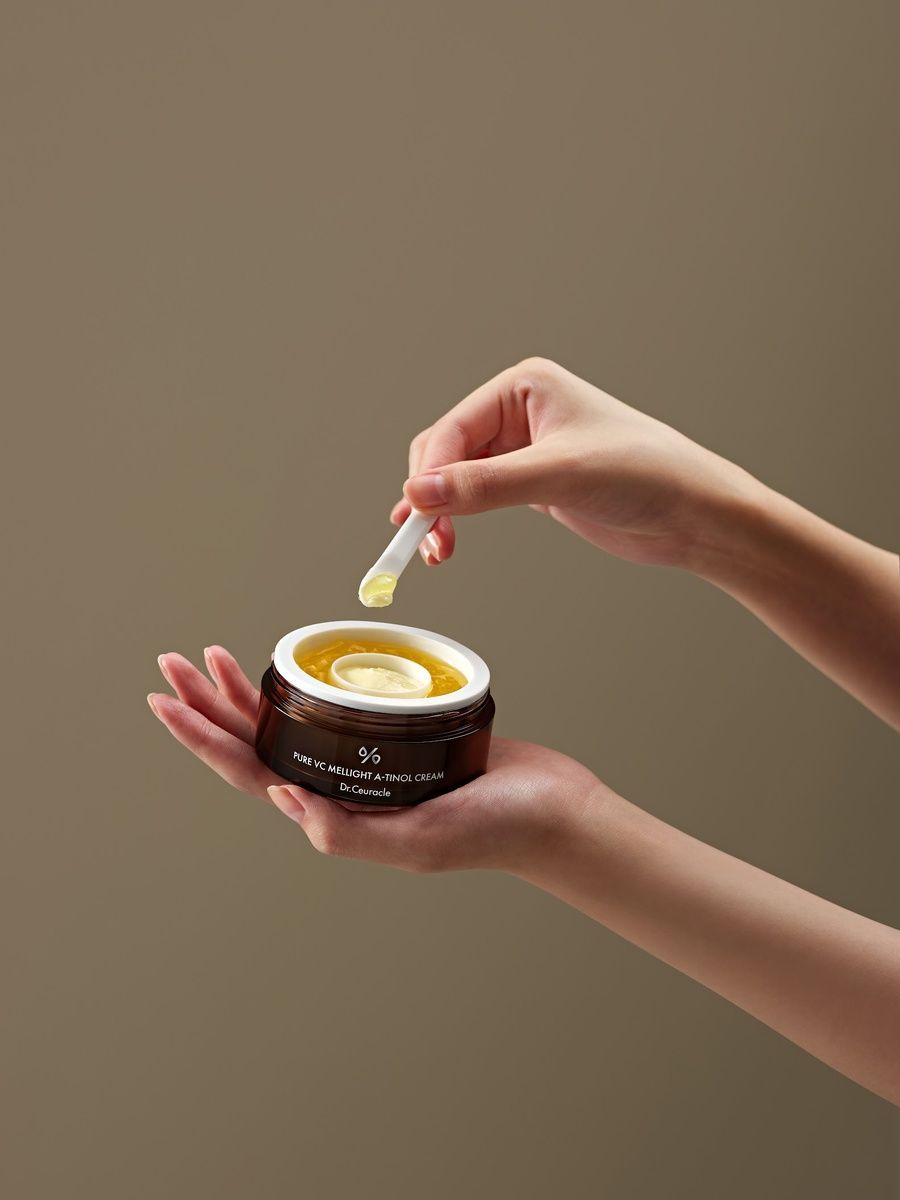 Подвійний крем з вітаміном С, ретинолом і керамідами Dr.Ceuracle Pure Vc Mellight A-Tinol Cream, 70g MC - 021107 фото